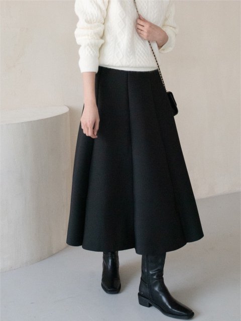 KR DOUBLE FLARE SKIRT