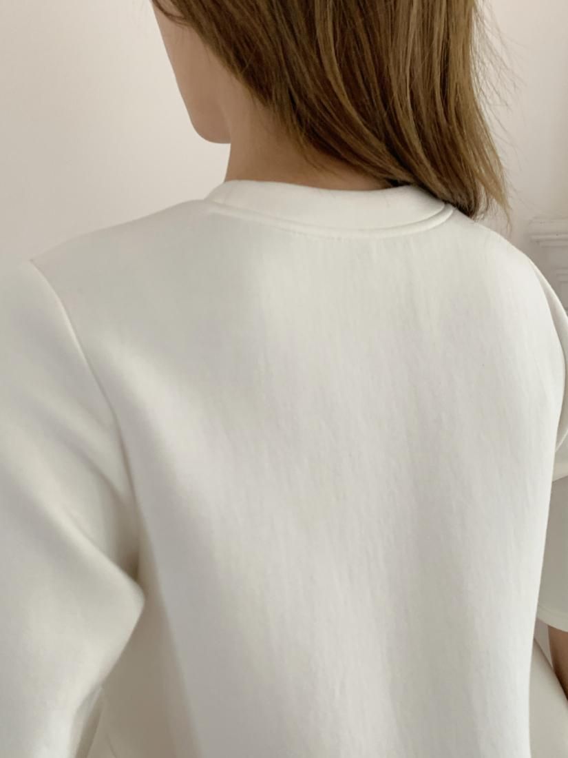 em.【裏起毛】asymmetry peplum tops ASYMMETRY PEPLUM TOPS - BIRTHDAY BASH