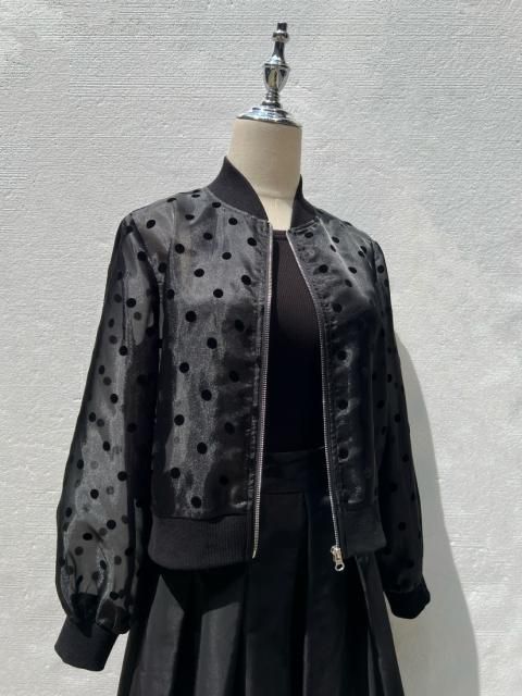 DOT SHEER BLOUSON