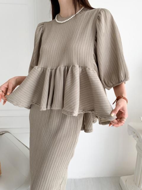 KR  PLEATS PUFF SET UP