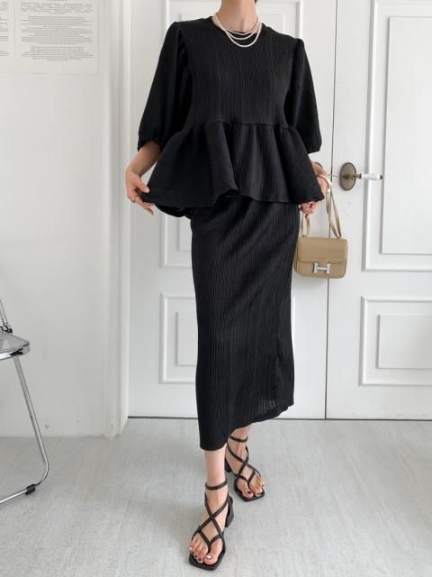KR  PLEATS PUFF SET UP