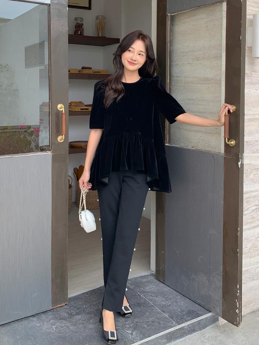ASYMMETRY PEPLUM TOPS - BIRTHDAY BASH