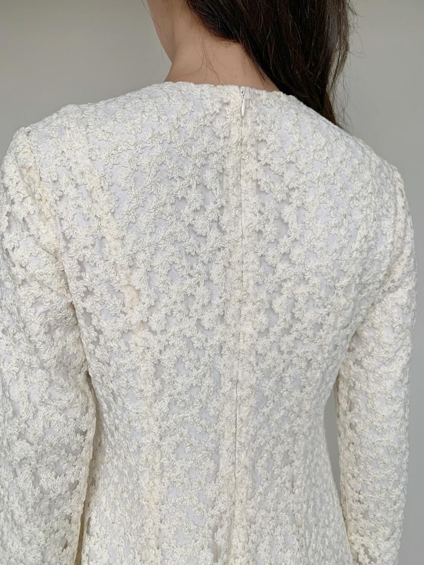 FLOWER LACE LONG DRESS - BIRTHDAY BASH