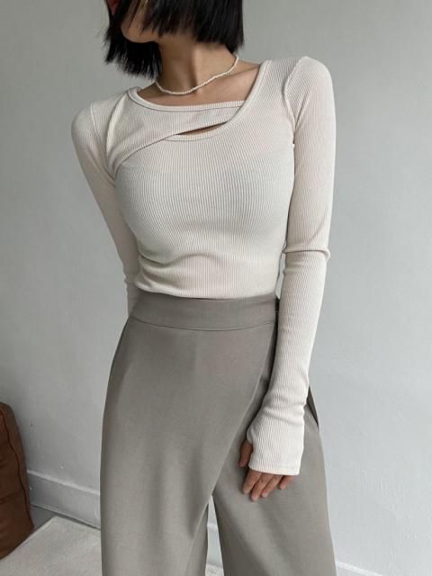 RE ORDER】2WAY LACE COLLAR TUCK PEPLUM TOPS - BIRTHDAY BASH
