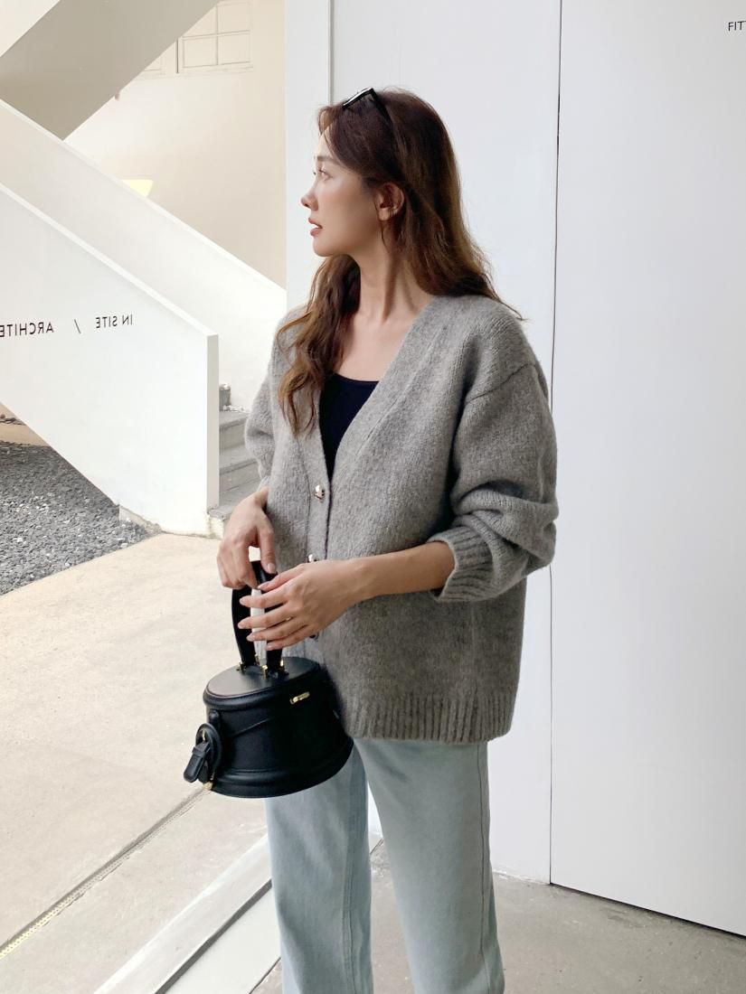 METAL BUTTON CARDIGAN - BIRTHDAY BASH
