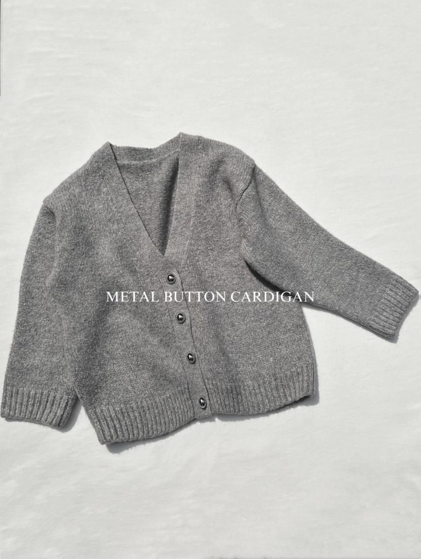 METAL BUTTON CARDIGAN - BIRTHDAY BASH