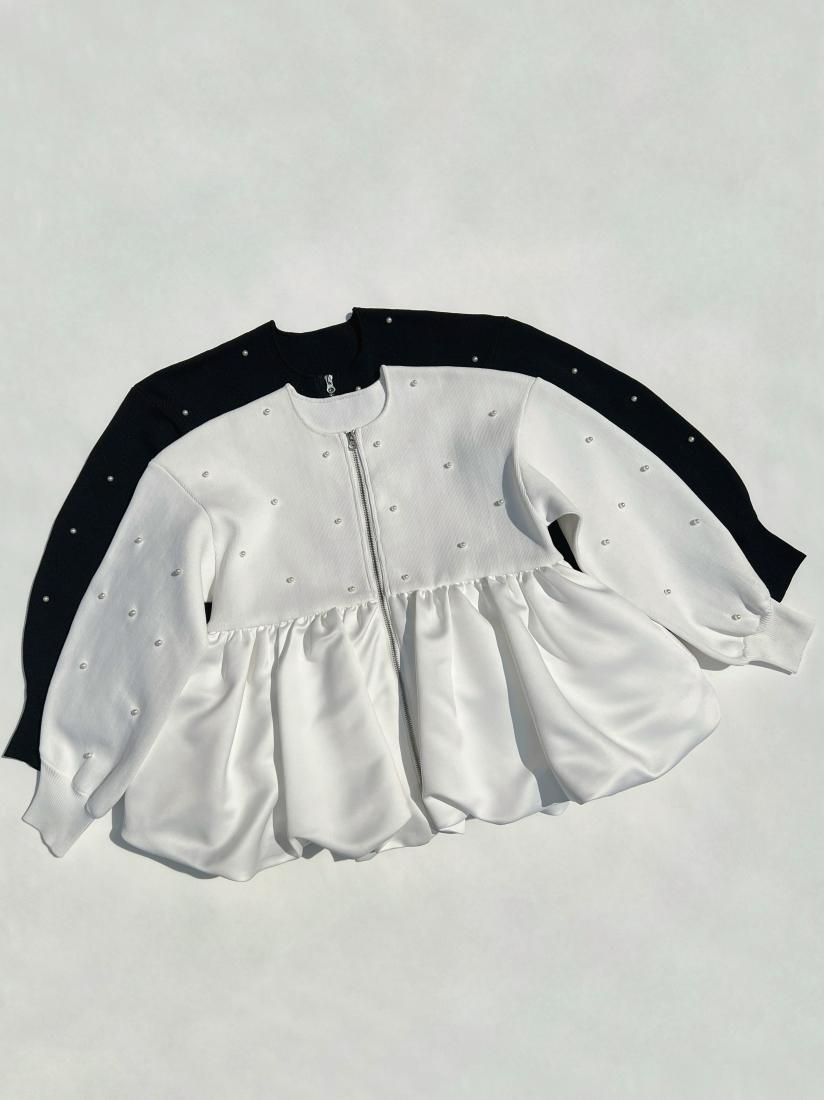 ALL COLOR ORDER START】DOCKING PEARL BALLOON JACKET