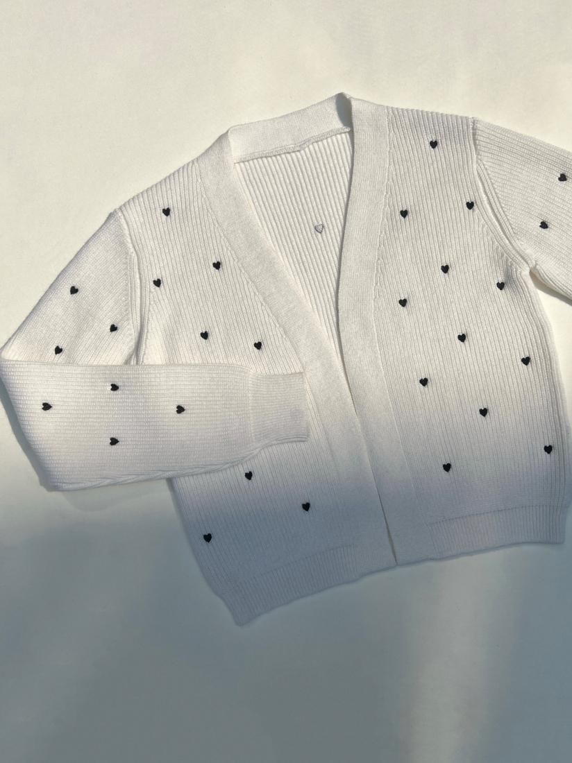 選ぶなら DOT HEART KNIT BASH BIRTHDAY - CARDIGAN ジャケット・アウター