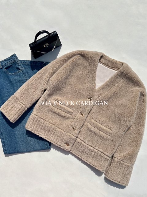 BOA V NECK CARDIGAN