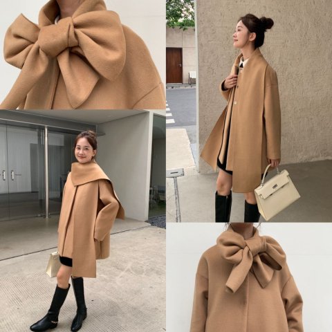 PRICESCARF NO COLLAR COAT