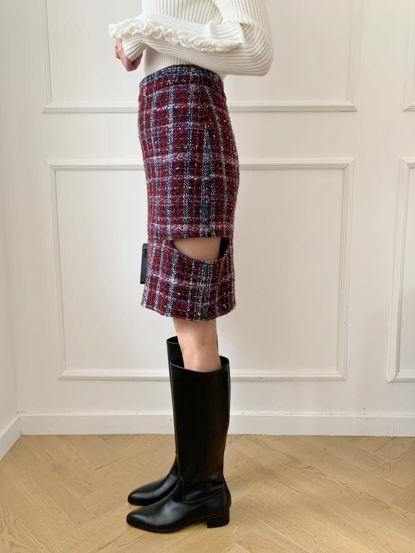 MIX TWEED SKIRT SHORT - BIRTHDAY BASH