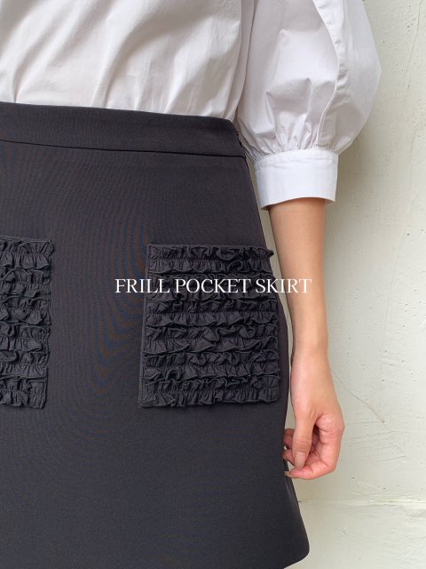 FRILL POCKET SKIRT