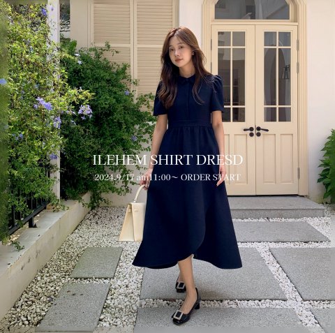 9/17 am11:00 ORDER STARTILEHEM SHIRT DRESS