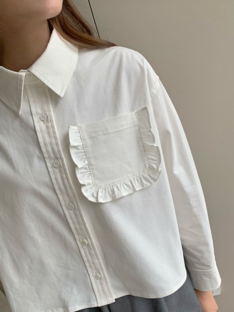 FRILL POCKET SHORT TOPS