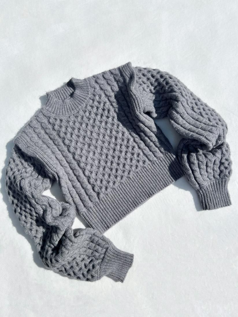 2WAY LOWGAGE VOLUME KNIT TOPS - BIRTHDAY BASH