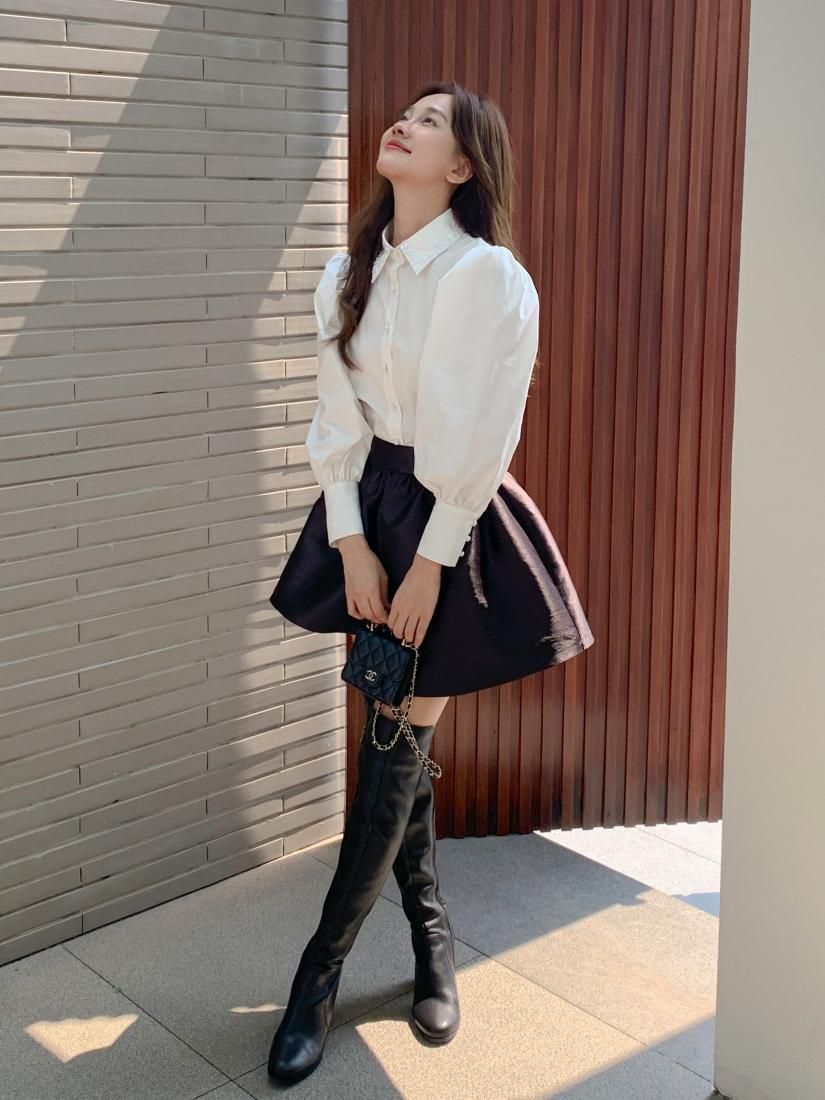 BIJOU COLLAR SHIRT TOPS - BIRTHDAY BASH