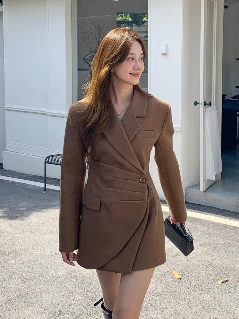 【残りわずか】 WRAP BASH BIRTHDAY - COAT DRESS SUIT ワンピース