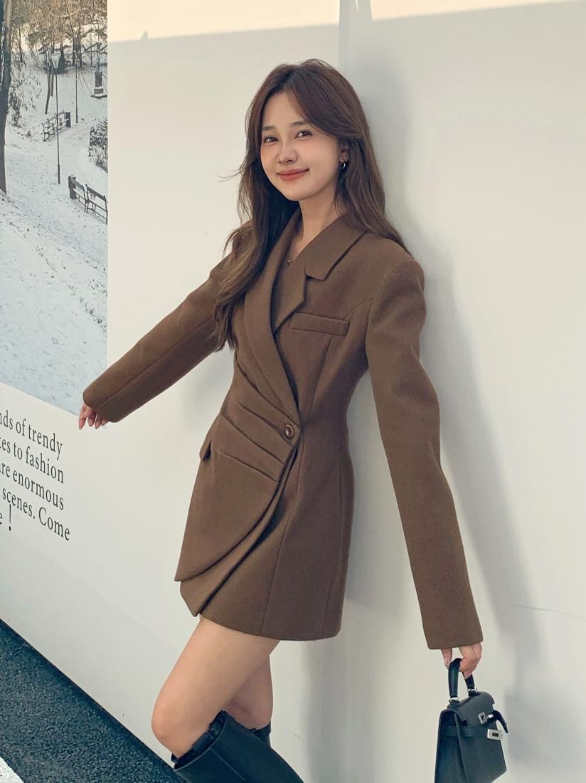 WRAP SUIT DRESS COAT - BIRTHDAY BASH