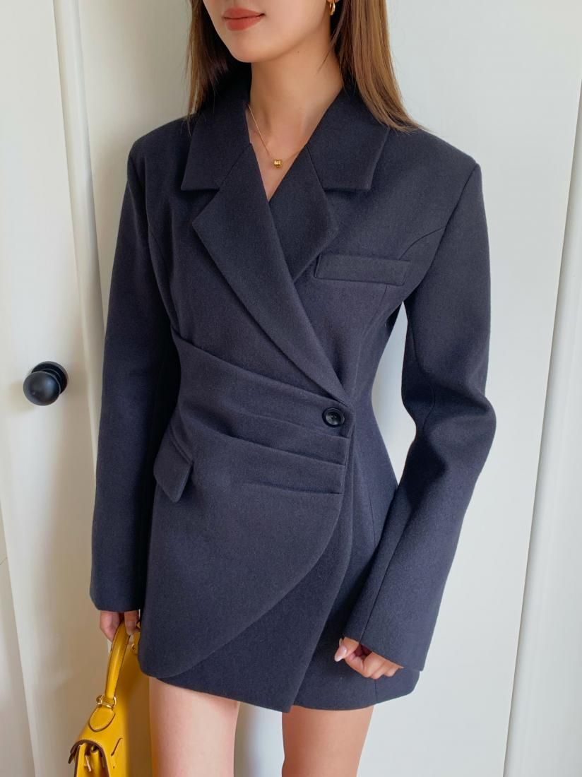 WRAP SUIT DRESS COAT - BIRTHDAY BASH