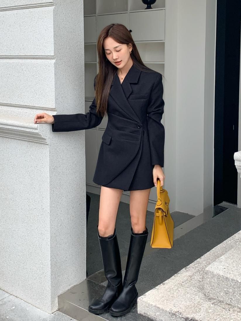 WRAP SUIT DRESS COAT - BIRTHDAY BASH
