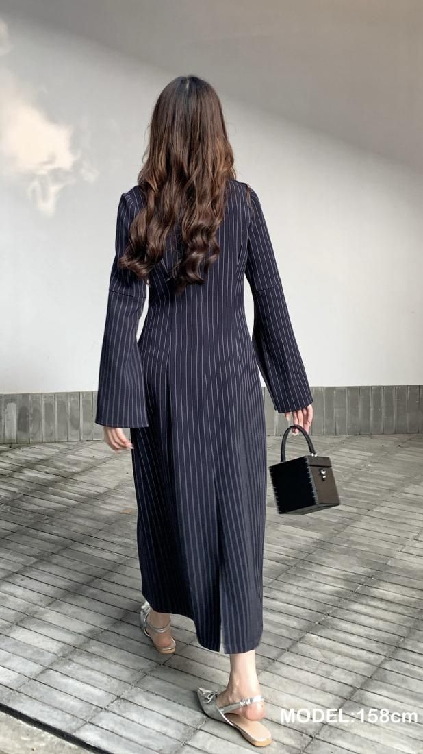 3WY STRIPE RIBBON DRESS - BIRTHDAY BASH