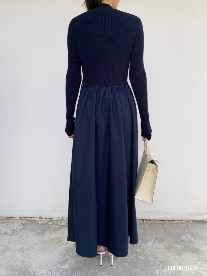 SIDE ZIP PLEATS DRESS - BIRTHDAY BASH