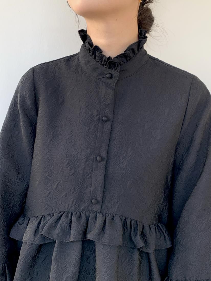 JACQUARD FRILL A LINE TOPS - BIRTHDAY BASH