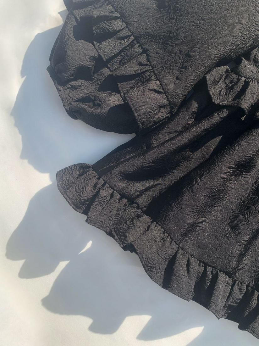 JACQUARD FRILL A LINE TOPS - BIRTHDAY BASH