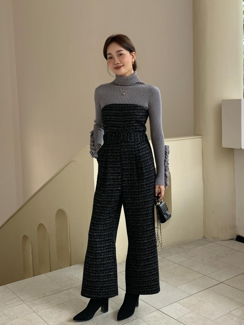 TWEED BARE TOP ALL IN ONE - BIRTHDAY BASH