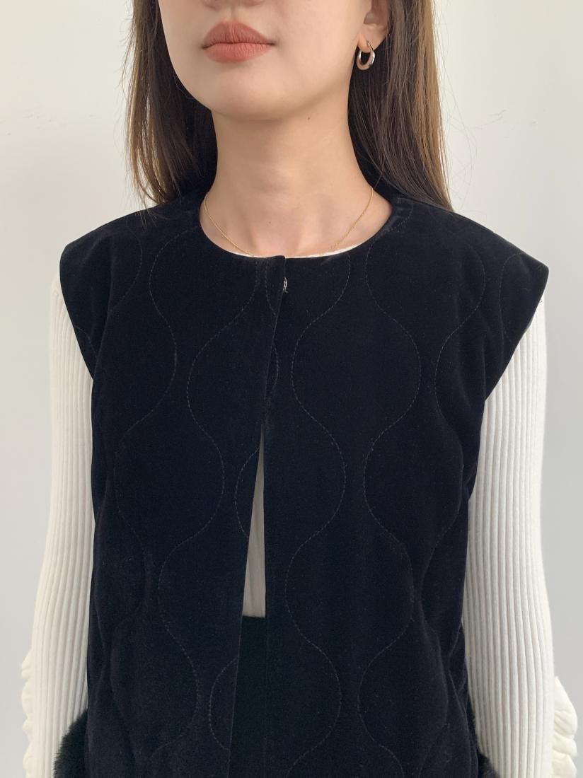 FUR PEPLUM VEST - BIRTHDAY BASH