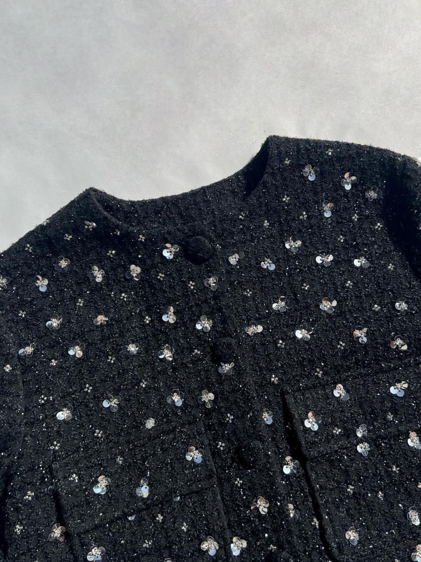 驚きの激安価格 TWEED FLOWER BIJOU JACKET SETUP - BIRTHDAY BASH ジャケット・アウター