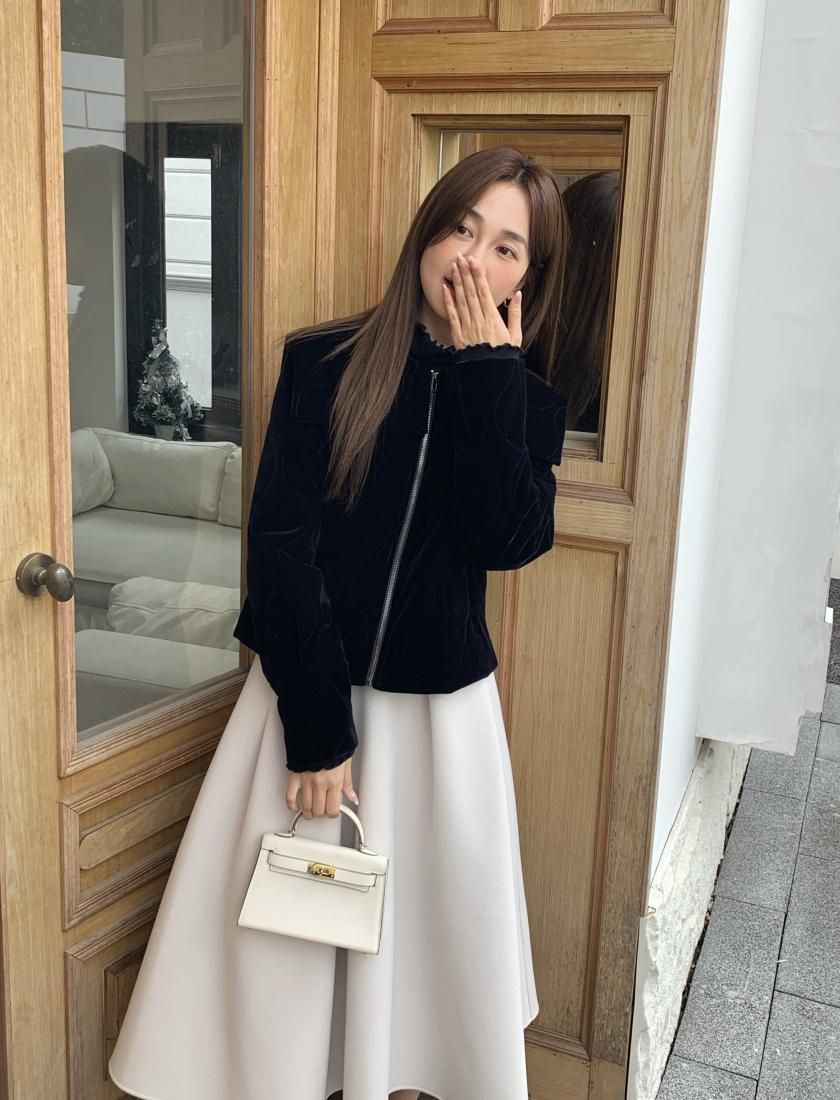 ジャケット・アウター round collar velour zip jacket Champion ブルゾン アウター 2025AW Champion/チャンピオン