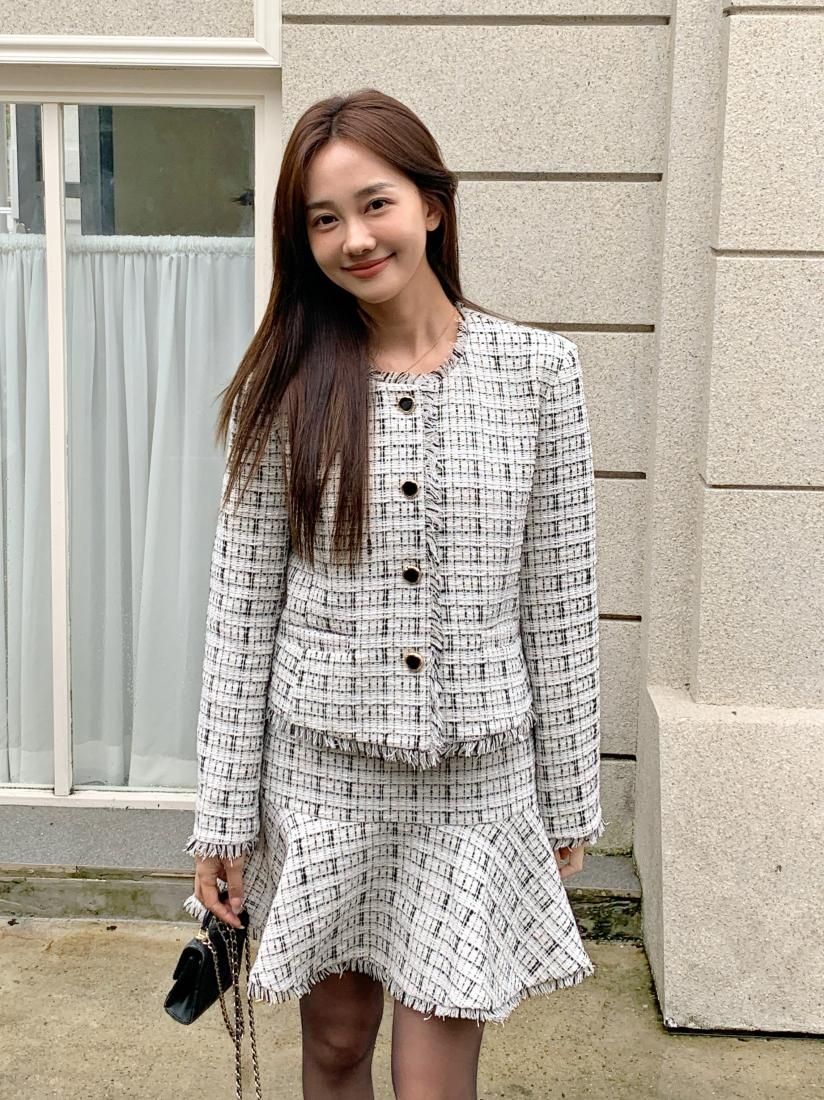 グランドセイコー セール TWEED LILY FRINGE BASH BIRTHDAY - JACKET ジャケット・アウター