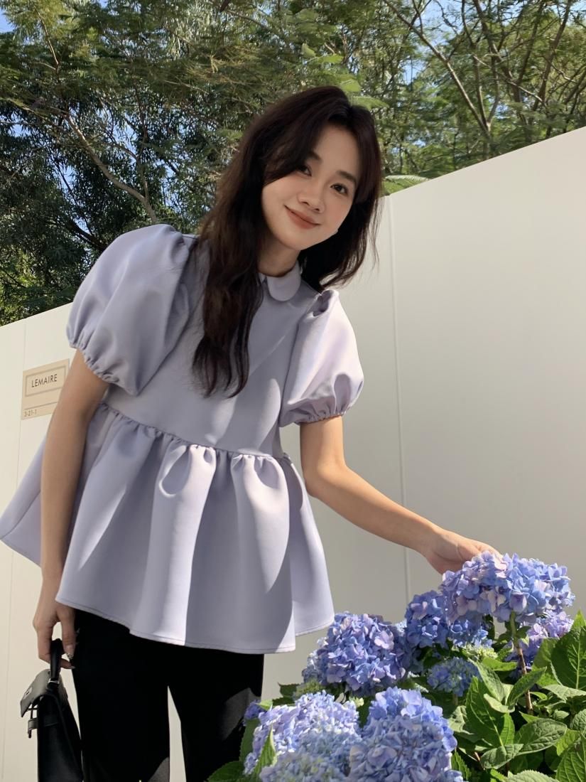 トップス Birthday Bush CLARISSE PEARL BUTTON TOPS CLARISSE PEARL BUTTON TOPS - BIRTHDAY BASH