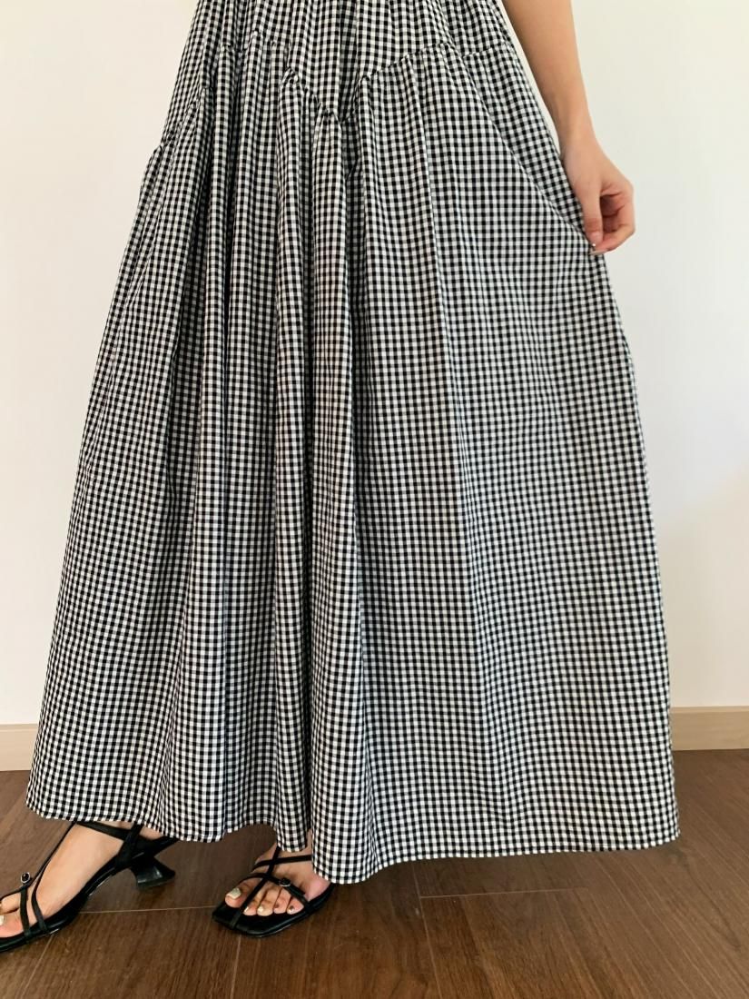 GINGHAM CAMISOLE DRESS - BIRTHDAY BASH