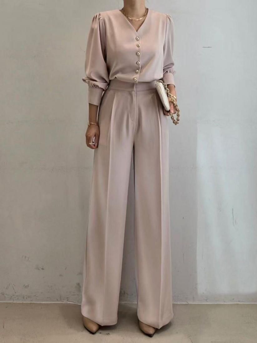 KR JESSICA V NECK BLOUSE TOPS - BIRTHDAY BASH
