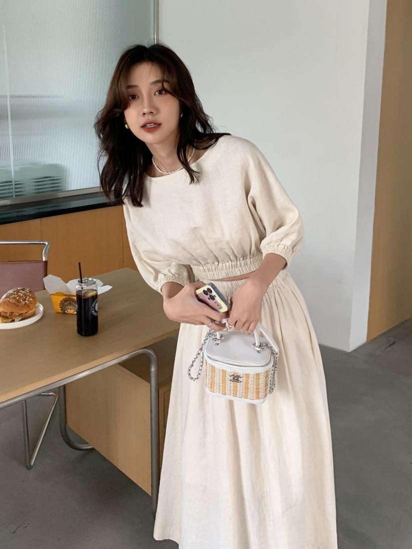 正規品♡スフレ♡BEARワンピース♡ベージュ SHELLY SEPARATE LUXE SETUP - BIRTHDAY BASH