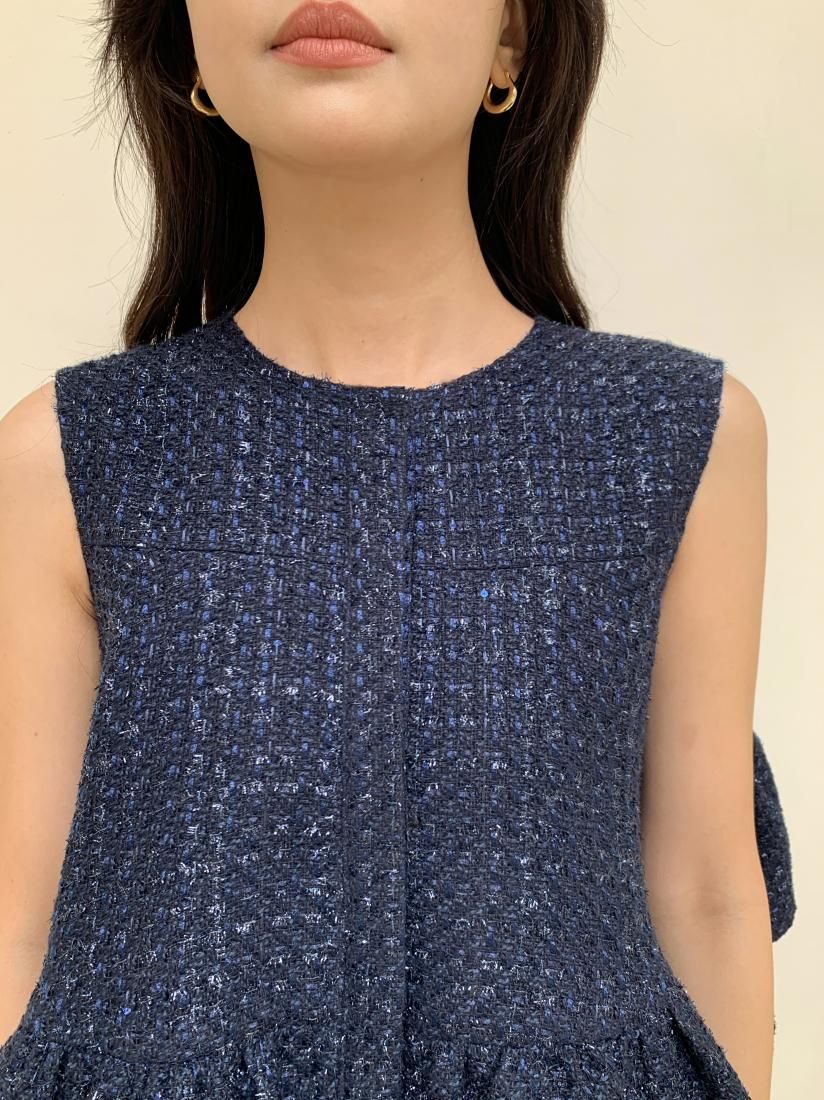 3WAY TWEED TRIPLE FRILL TOPS - BIRTHDAY BASH