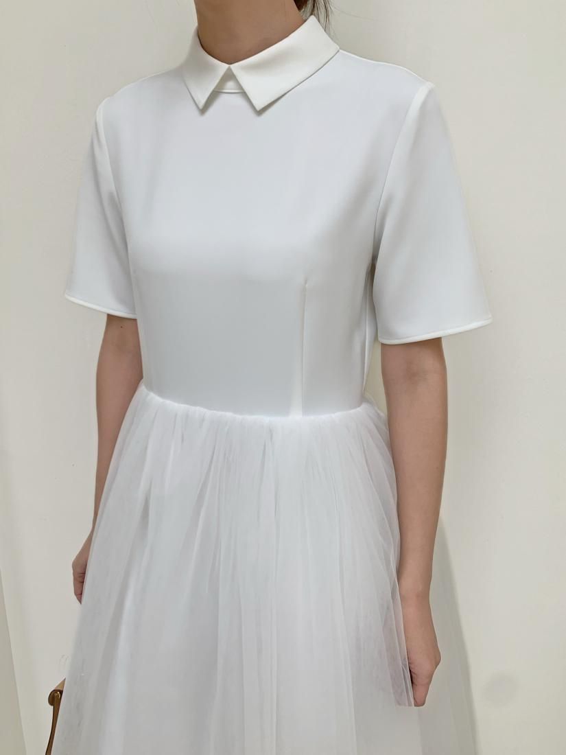 TULLE DOCKING COLLAR DRESS - BIRTHDAY BASH