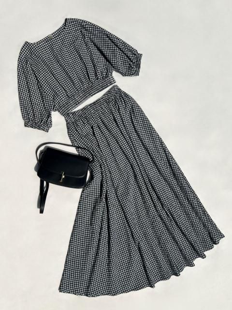 SHELLY GINGHAM SEPARATE LUXE SETUP
