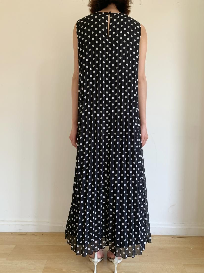 未使用　birthdaybash aimee dress MAISIE DOT SHEER PLEATS NS DRESS - BIRTHDAY BASH