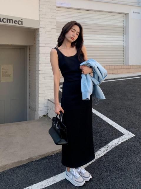 I LINE SLIM DRESS