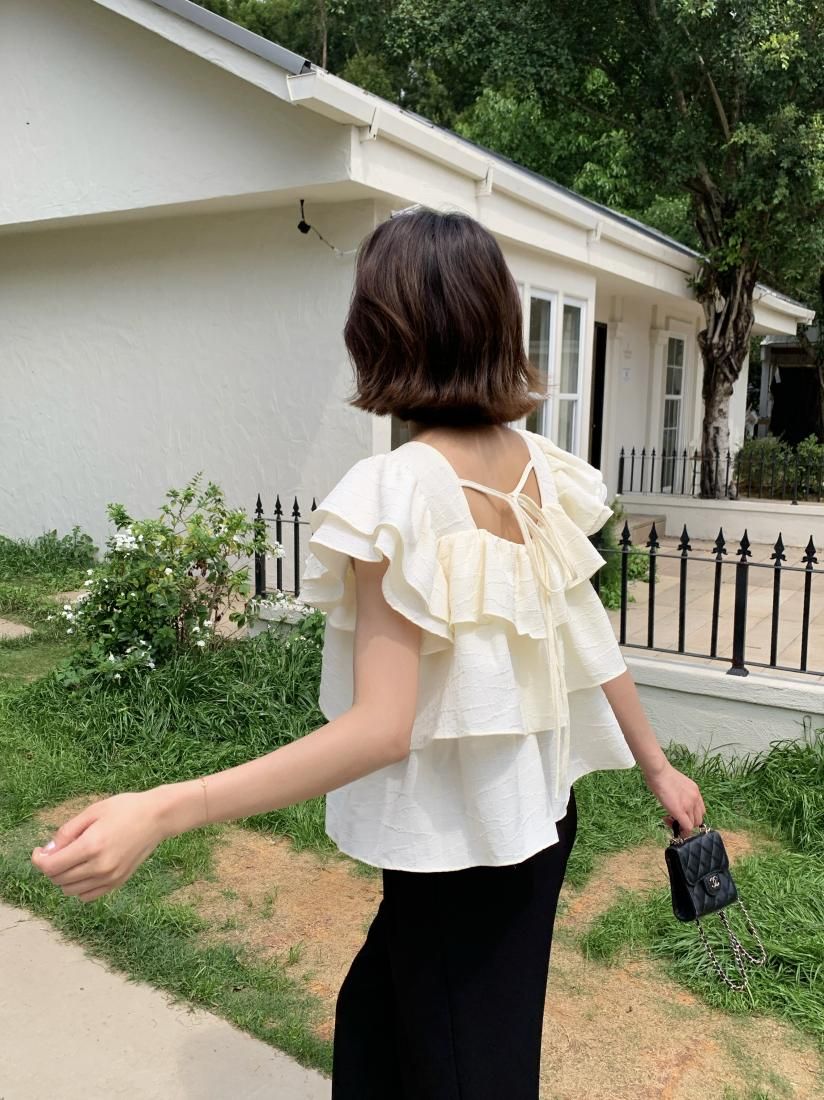 BIRTHDAYBATH 2WAY NECK FRILL SET UP ブラック BIRTHDAYBATH 2WAY NECK FRILL SET UP ブラック