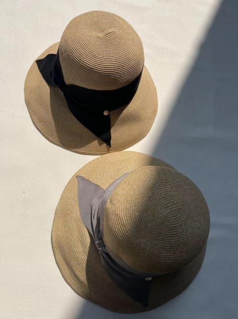 UV޾߲ǽBOWKNOT RIBBON STRAW HAT