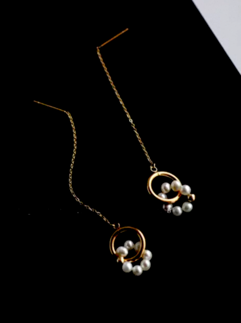 PEARL RING CHAIN PIERCE