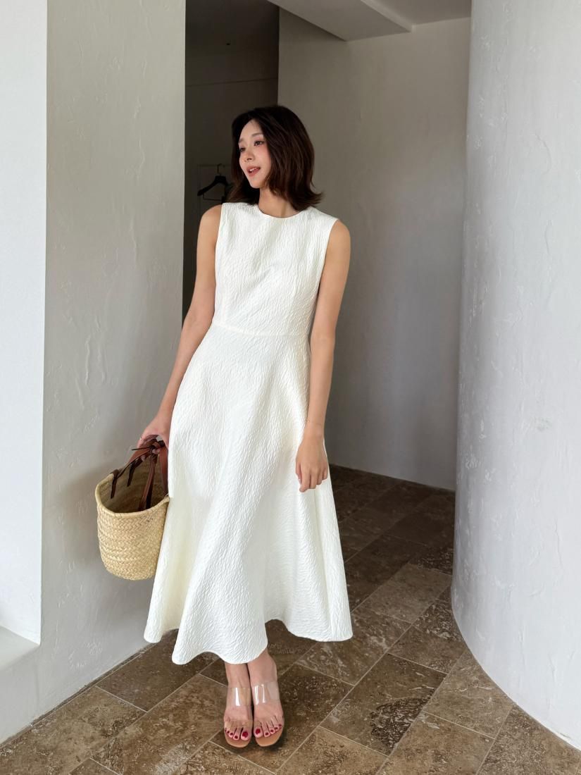 JACQUARD NS FLARE DRESS - BIRTHDAY BASH