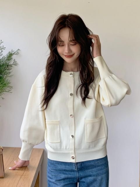 SNAP BUTTON SUMMER CARDIGAN