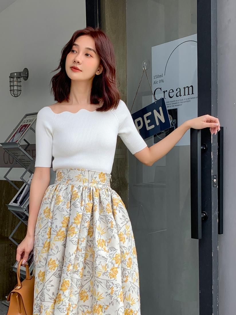 トップス BIRTHDAY BASH TOPS SQUARE NECK PEPLUM TOPS - BIRTHDAY BASH