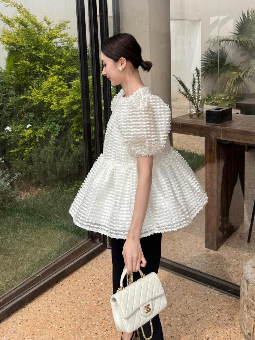 Pericles Peplum Top – THE TOÉ