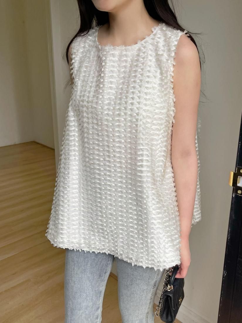 バースデーバッシュ TWEED ALINE TOPS ツイードAライントップス